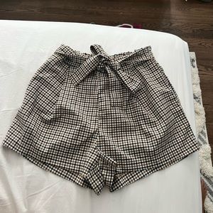 h&m high rise shorts